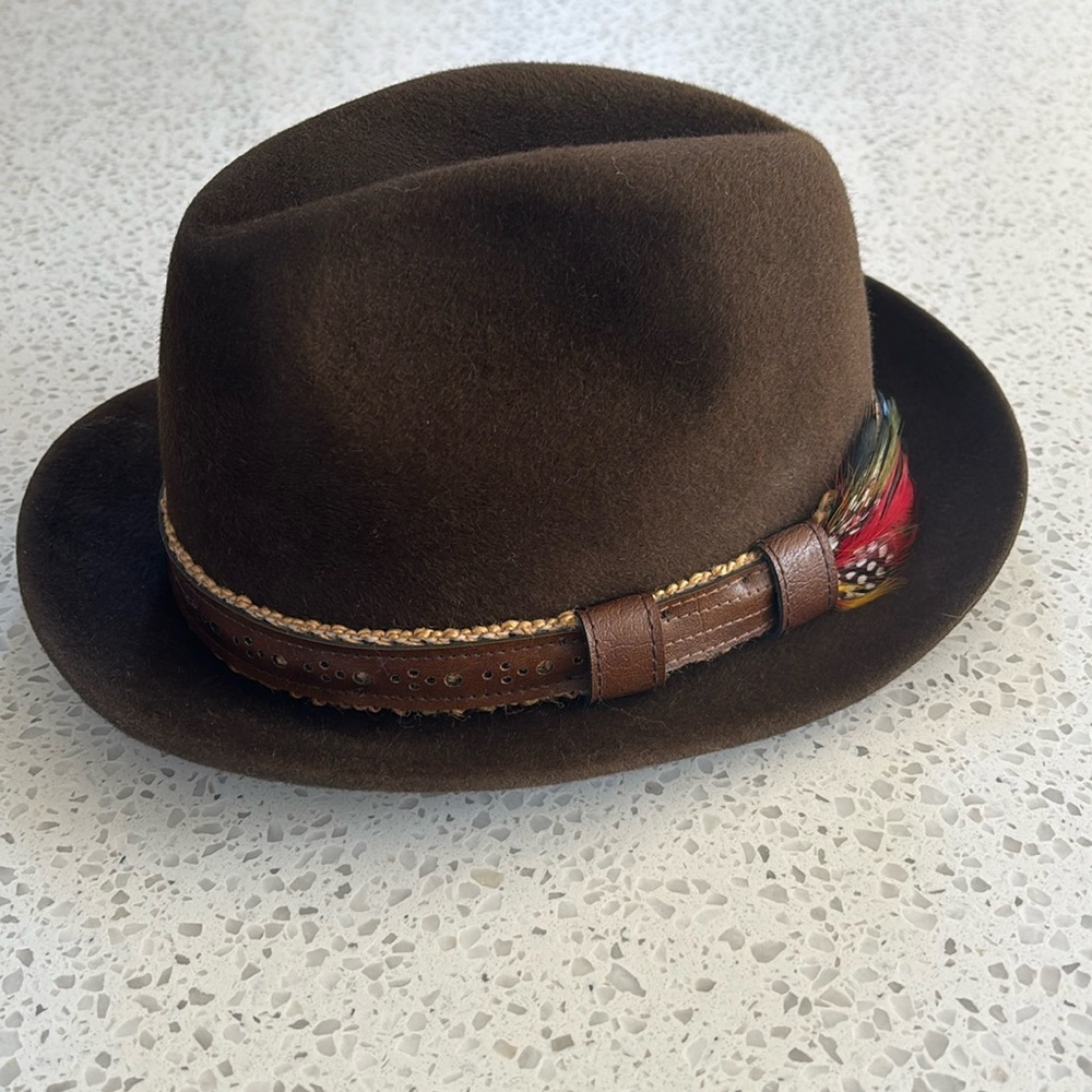 Vintage Royal Biltmore brown felt fedora 7